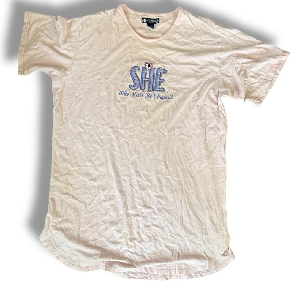 Big Dog Vintage She Who Must Be Obeyed Sleep Gown/Shirt